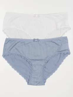 Lot de 2 shorties femme (S-XL)