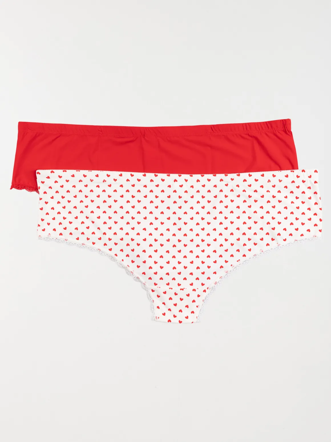Lot de 2 shorties grande taille femme