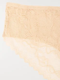 Lot de 2 shorties microfibre et dentelle