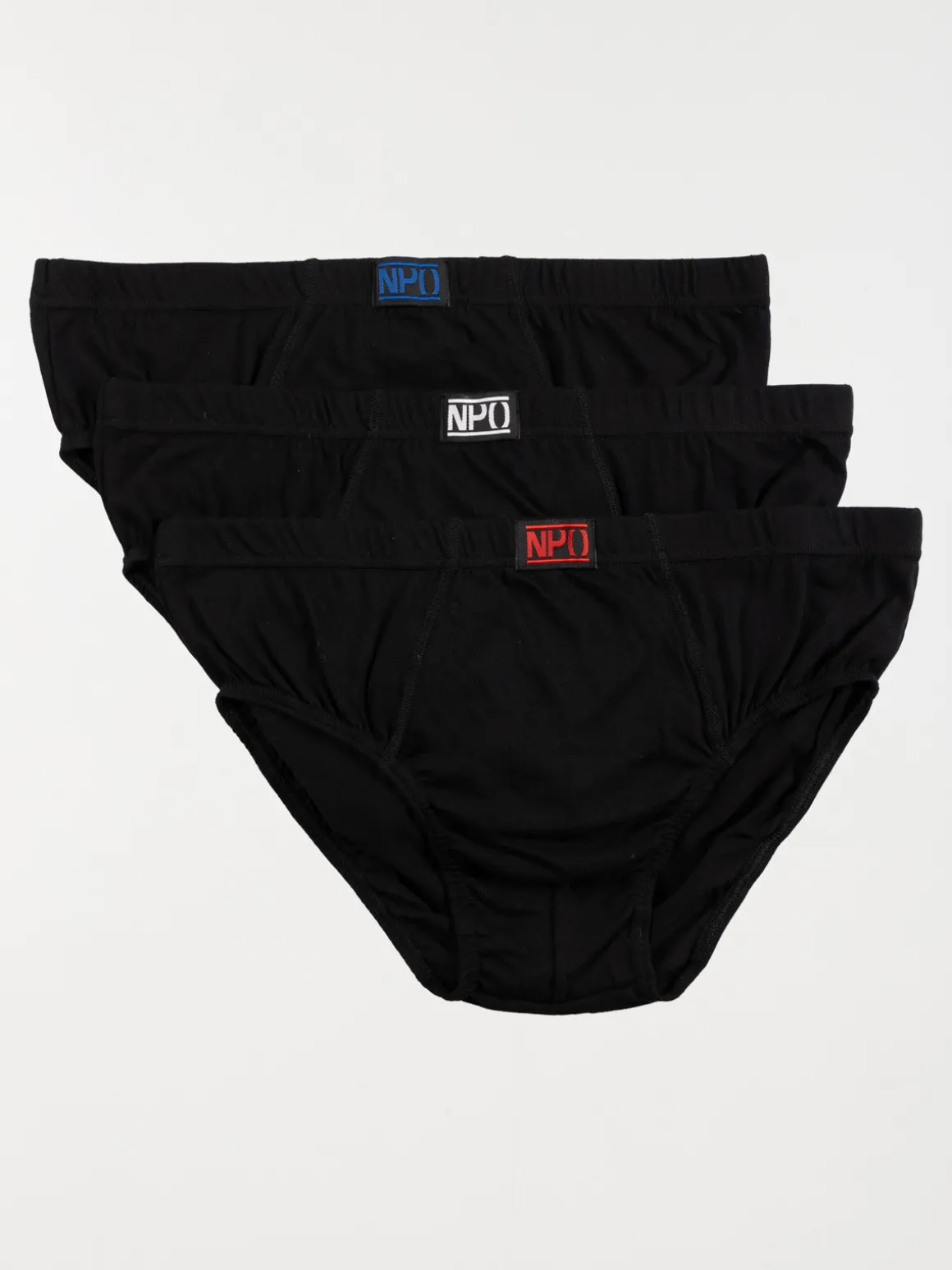 Lot de 3 slips homme coloris noir