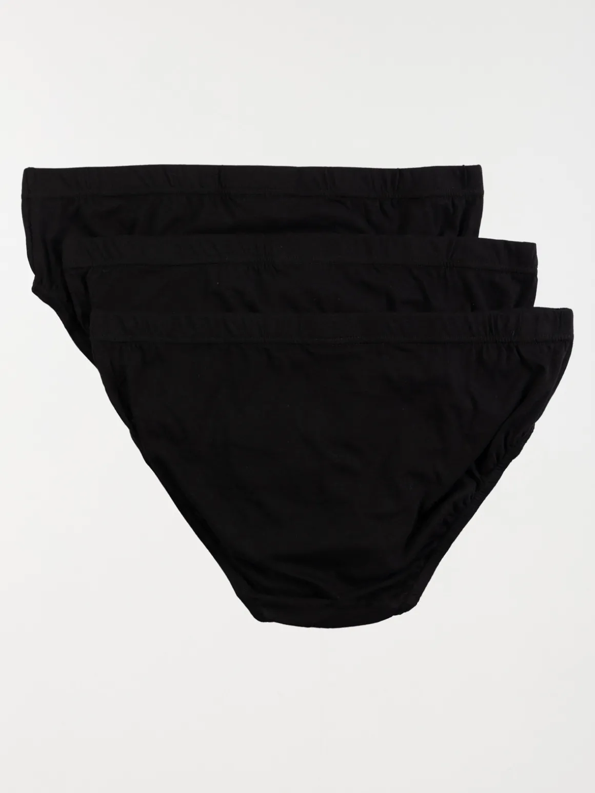 Lot de 3 slips homme coloris noir