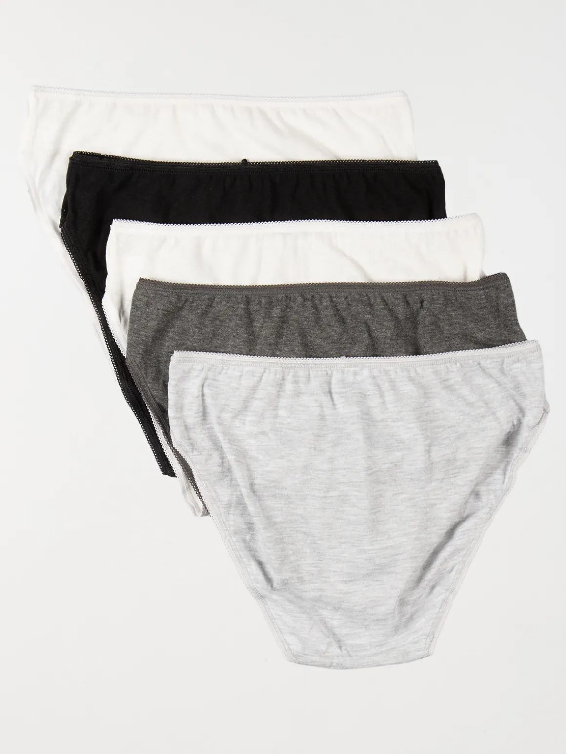Lot de 5 slips multicolores femme