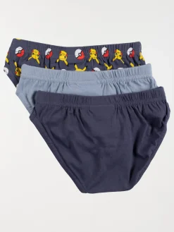 Lot de 3 slips Pokémon garçon
