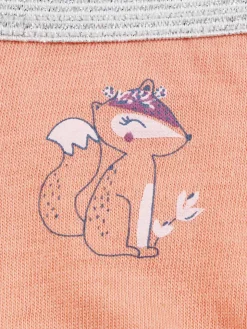 Lot de 5 slips renard fille