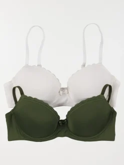 Lot de 2 soutiens-gorge femme (85B-95E)