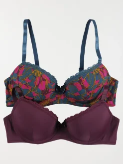 Lot de 2 soutiens-gorge femme (85B-95E)