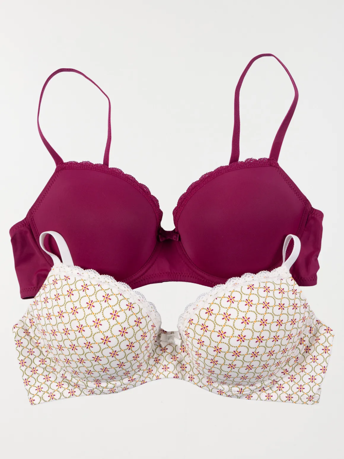 Lot de 2 soutiens-gorge femme (85B-95E)