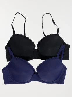 Lot de 2 soutiens-gorge femme (85B-95E)
