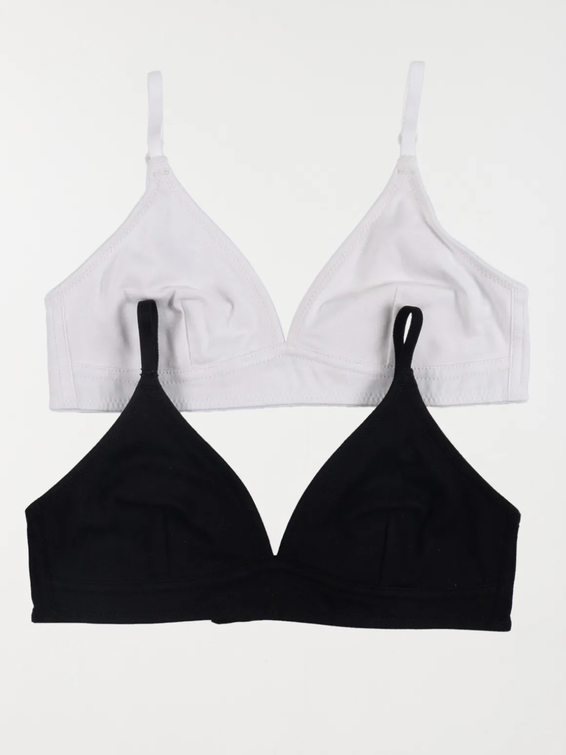 Lot de 2 soutiens-gorge triangles fille