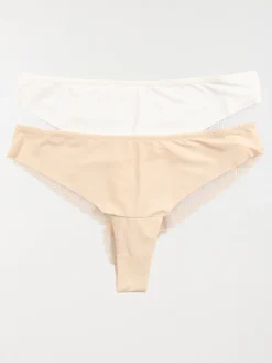 Lot de 2 tangas femme (S-XL)