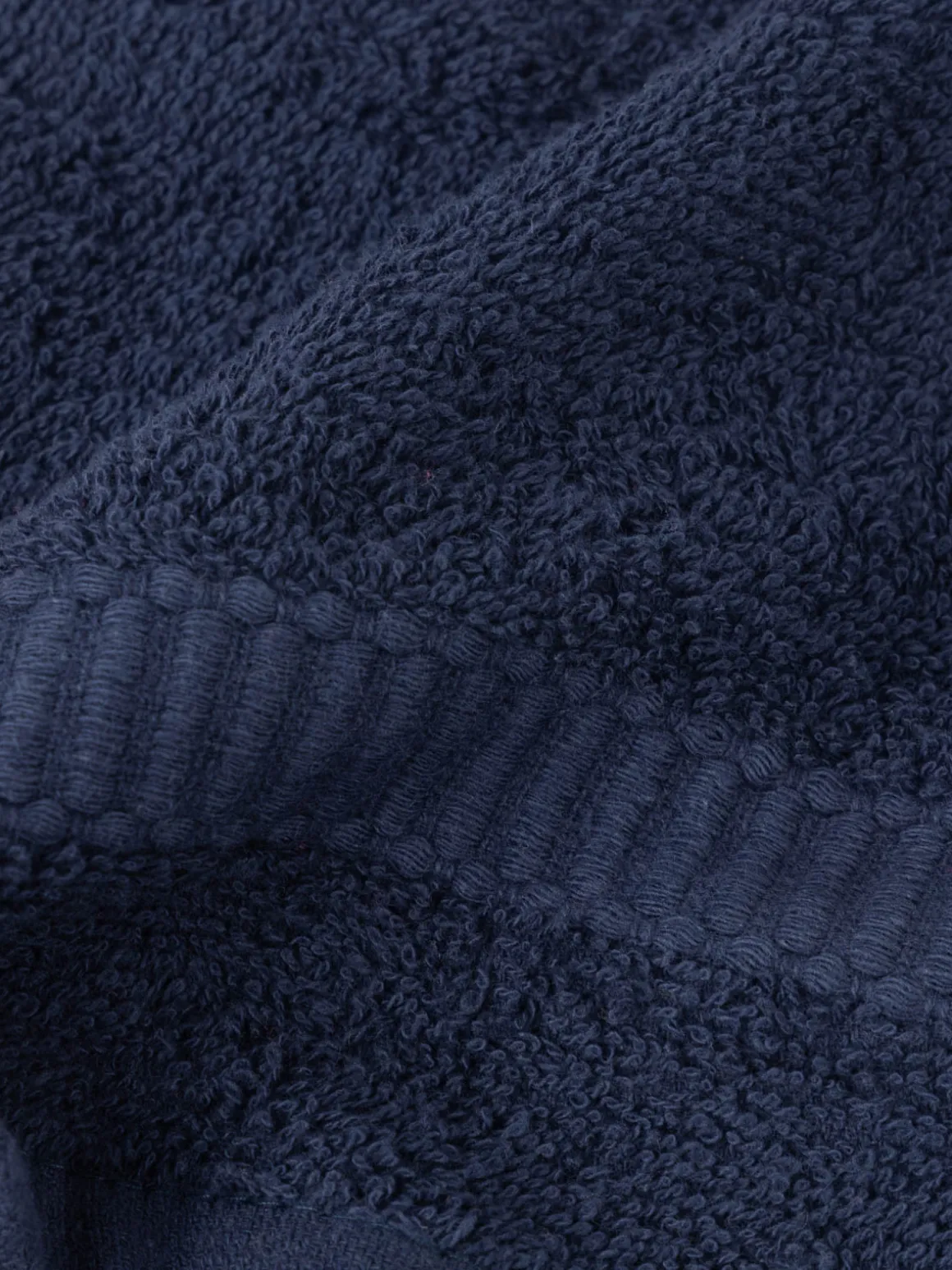 Lot gants de toilette bleu nuit 15x21 cm
