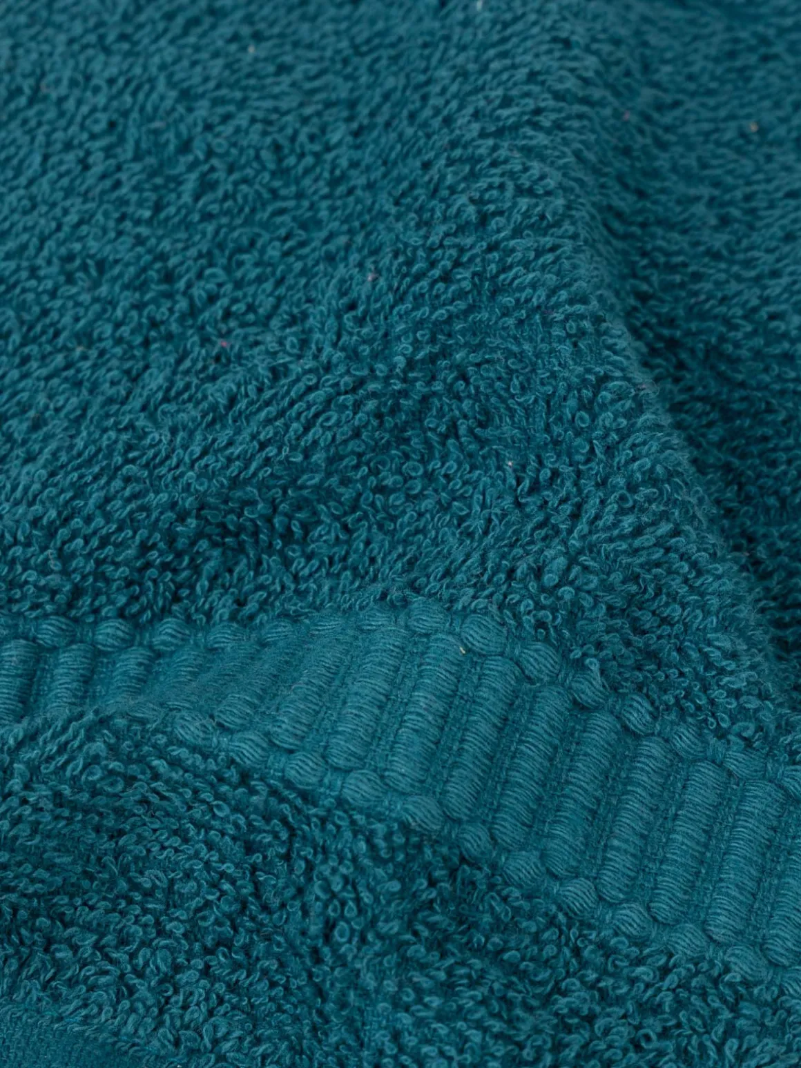 Lot gants de toilette émeraude 15x21 cm