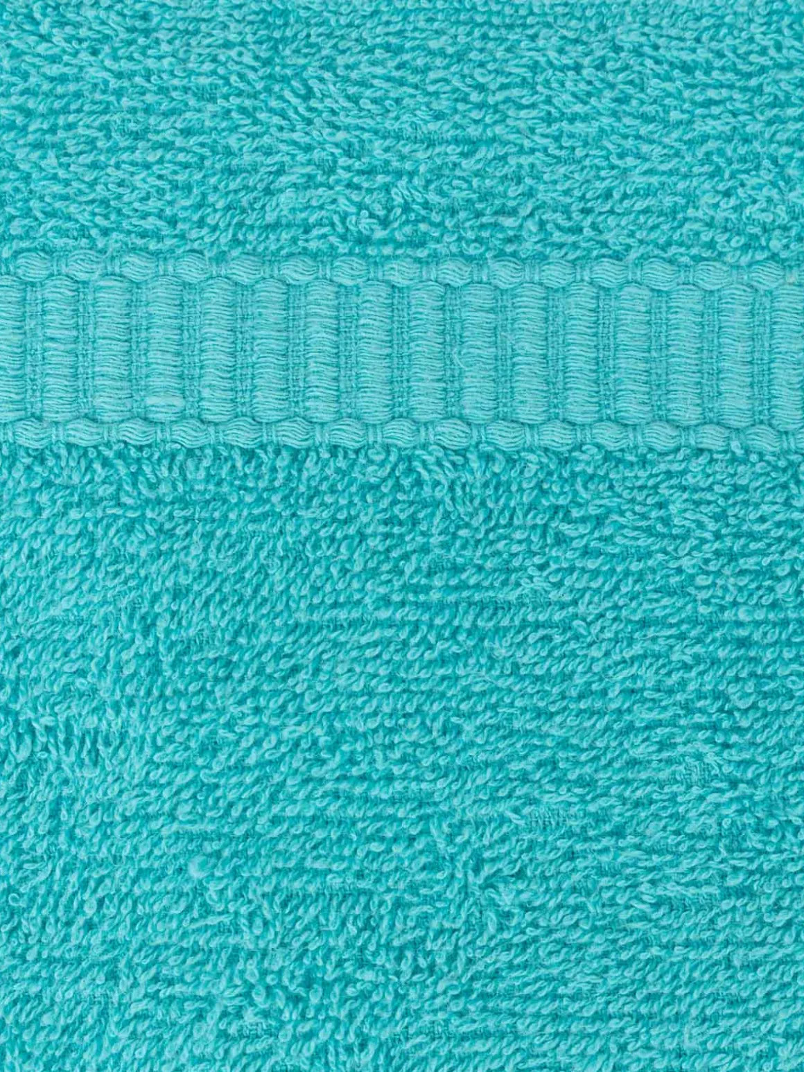 Lot gants de toilette turquoise 15x21 cm