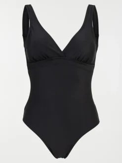 Maillot de bain 1 pièce noir femme