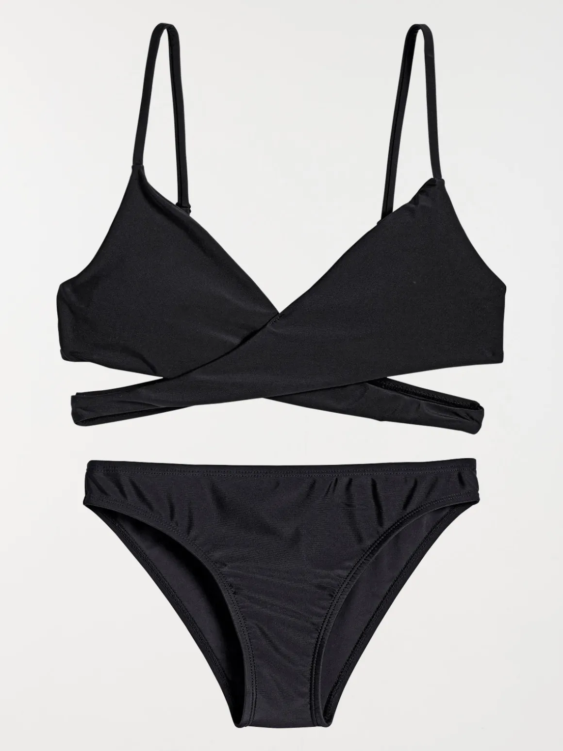Maillot de bain fille noir (XXS-M)