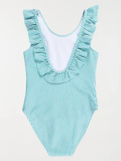Maillot de bain rayé fille (3-12A)