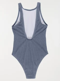Maillot de bain uni 1 pièce (XXS-M)