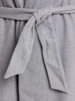 Manteau ceinturé grande taille femme