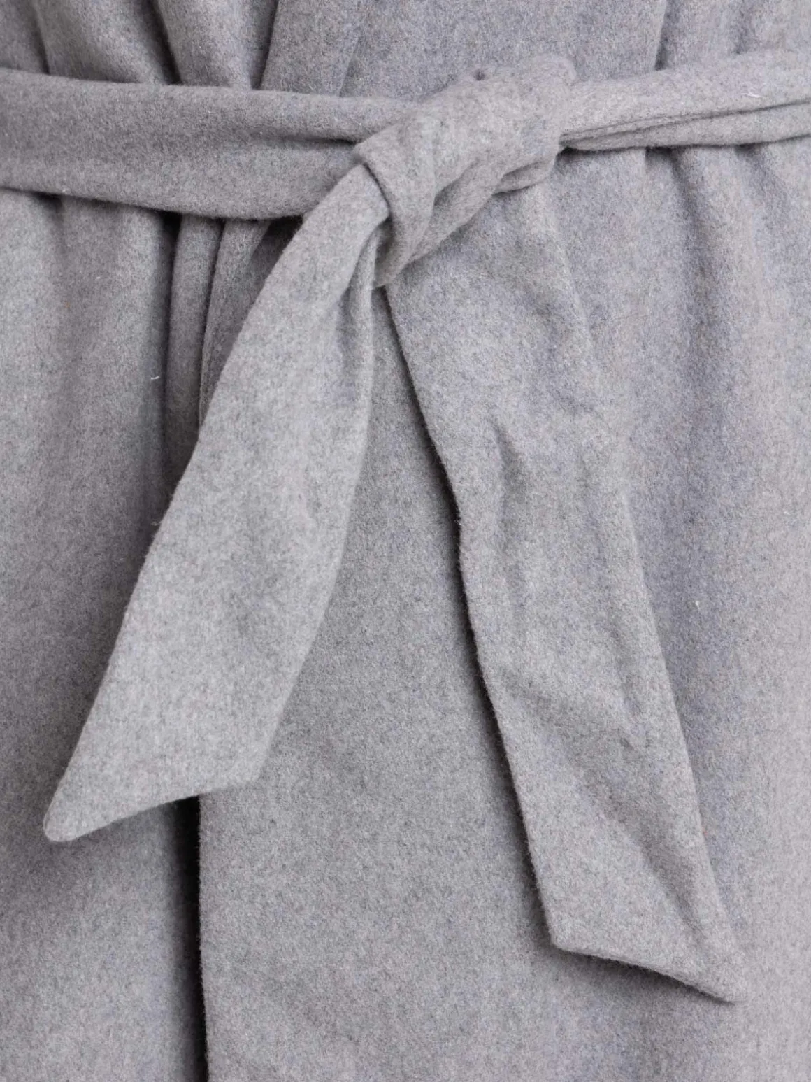 Manteau ceinturé grande taille femme