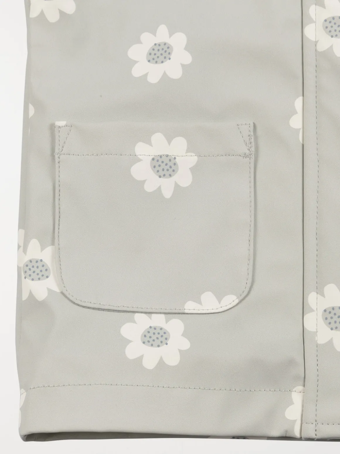Manteau ciré à capuche fille (6-36M)