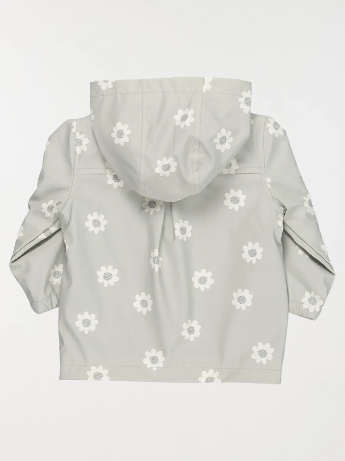 Manteau ciré à capuche fille (6-36M)
