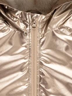 Manteau coloris bronze fille (3-12A)