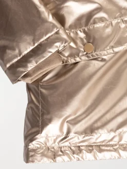 Manteau coloris bronze fille (3-12A)