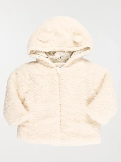 Manteau doux à capuche garçon (3-36M)