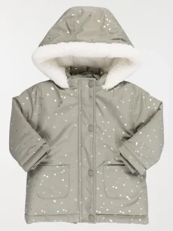 Manteau imprimé fille (6-36M)