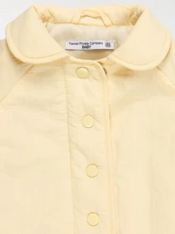 Manteau jaune pâle fille (6-36M)