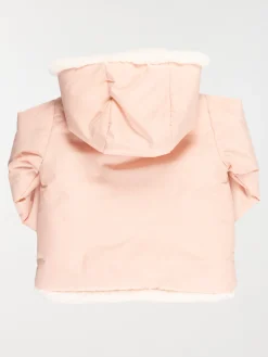 Manteau rose smoke fille (6-36M)