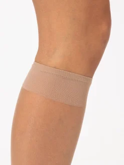 Mi-bas voile lot de 2 beige femme
