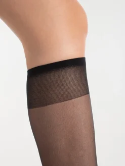 Mis-bas mousse lot de 4 noir femme