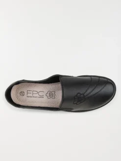 Mocassin confort brodé femme (37-42)