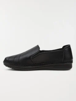Mocassin confort brodé femme (37-42)