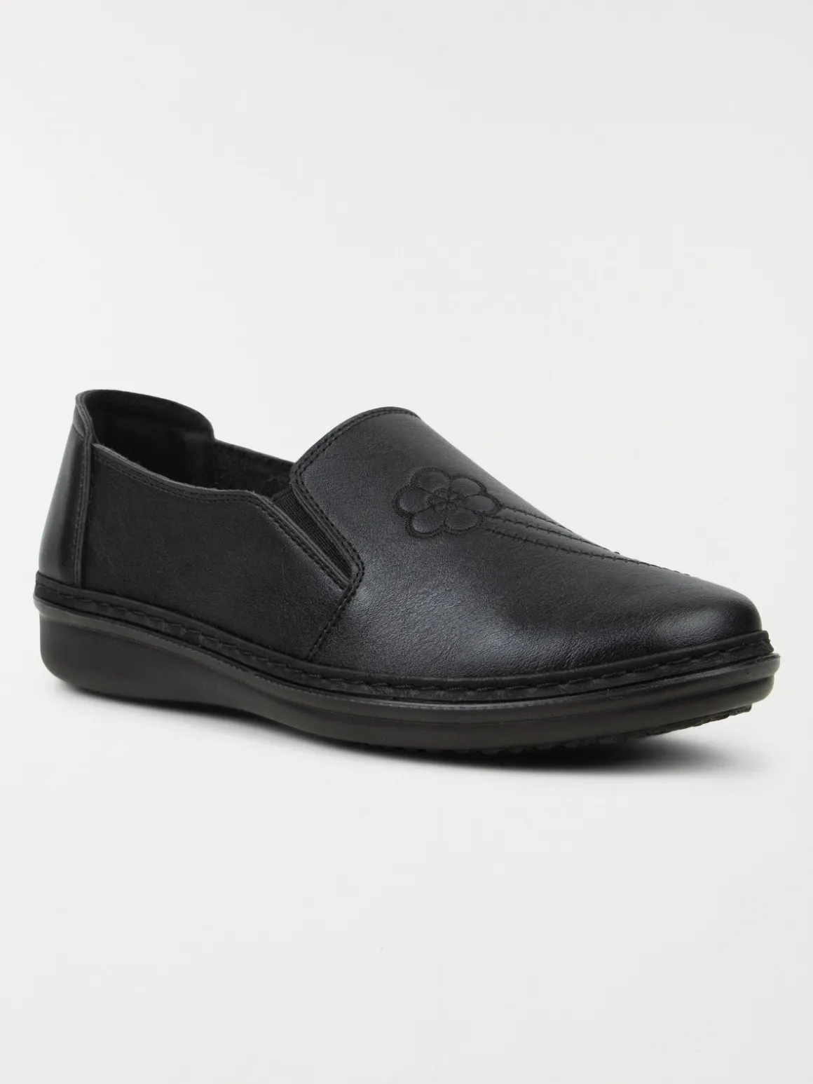 Mocassin confort brodé femme (37-42)