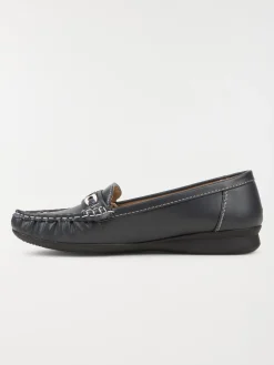Mocassins coloris navy femme (36-41)