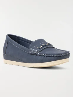 Mocassins femme marine (36-41)