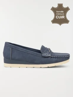 Mocassins femme marine (36-41)