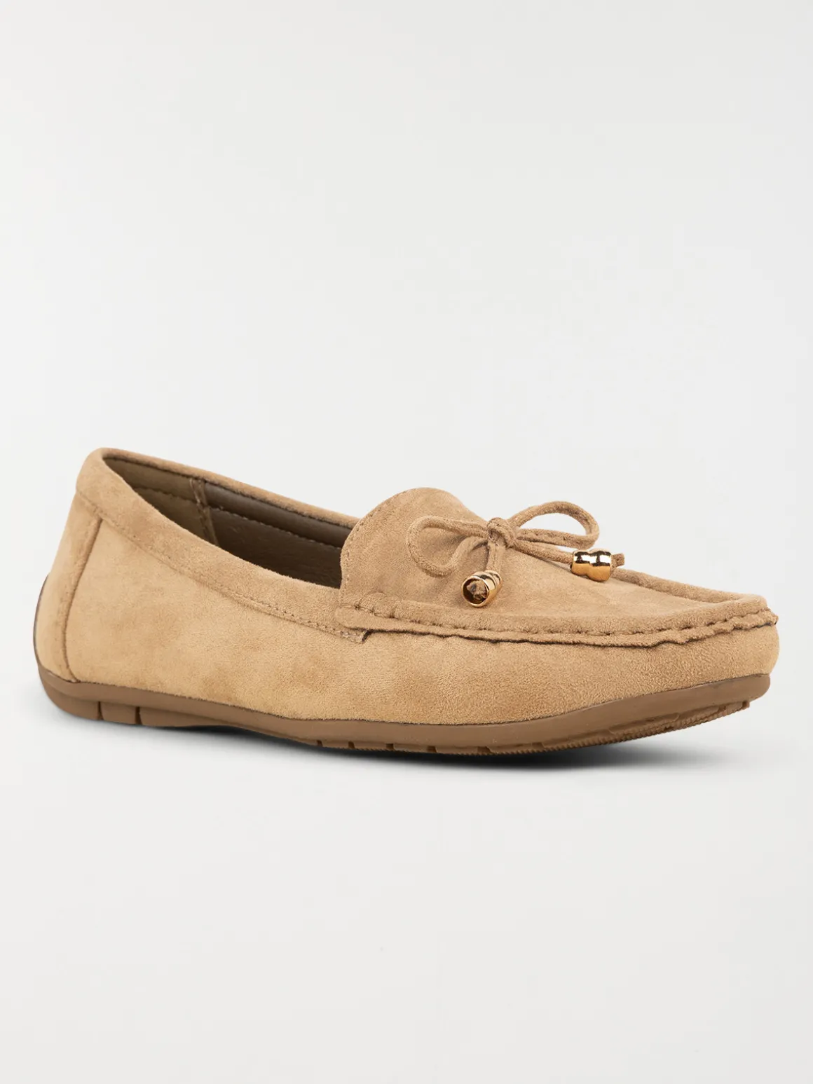 Mocassins femme taupe (37-42)