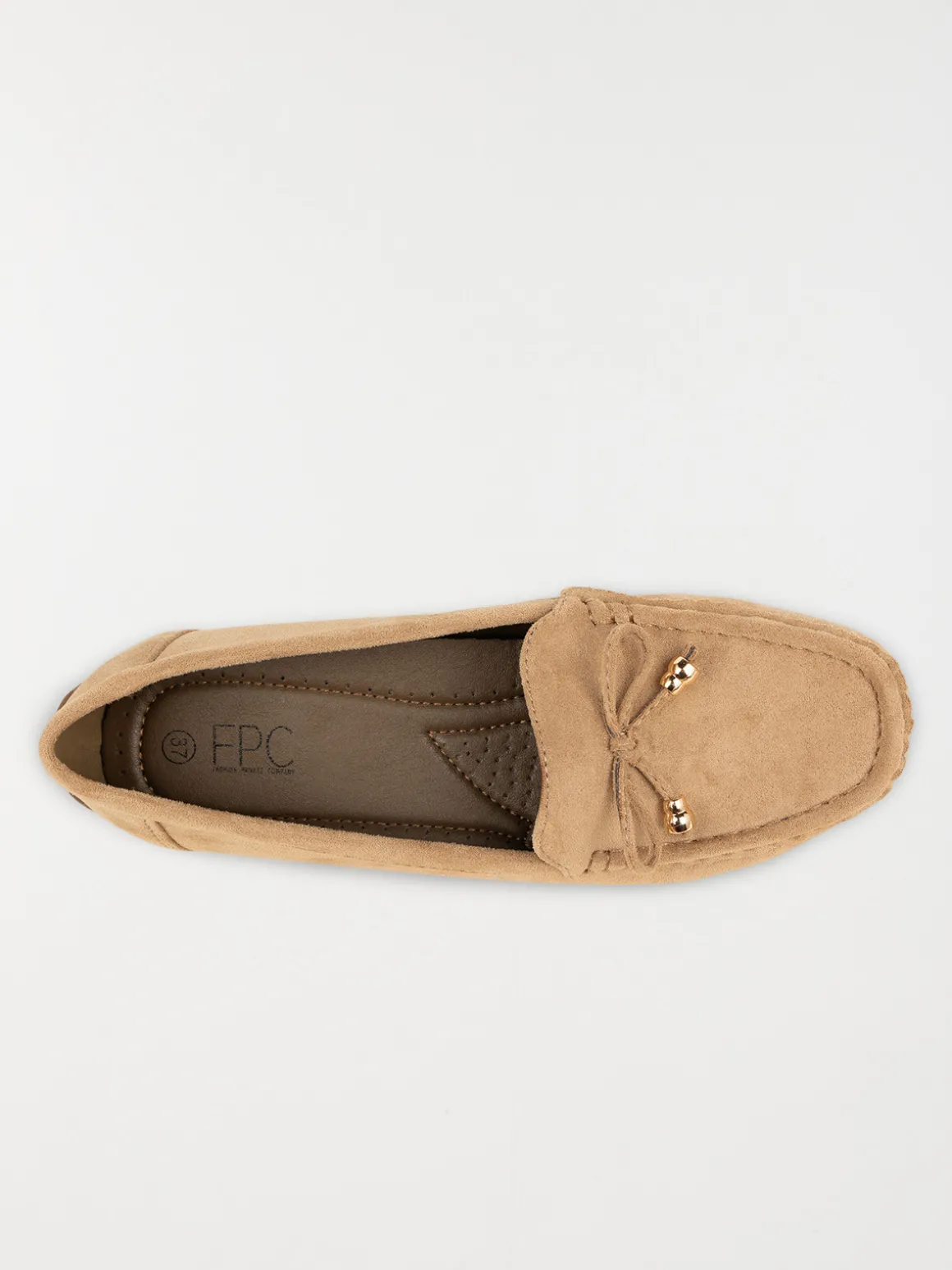 Mocassins femme taupe (37-42)