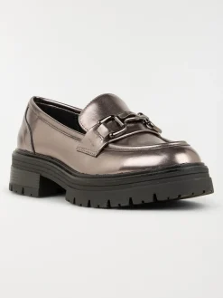 Mocassins gunmetal femme (36-41)