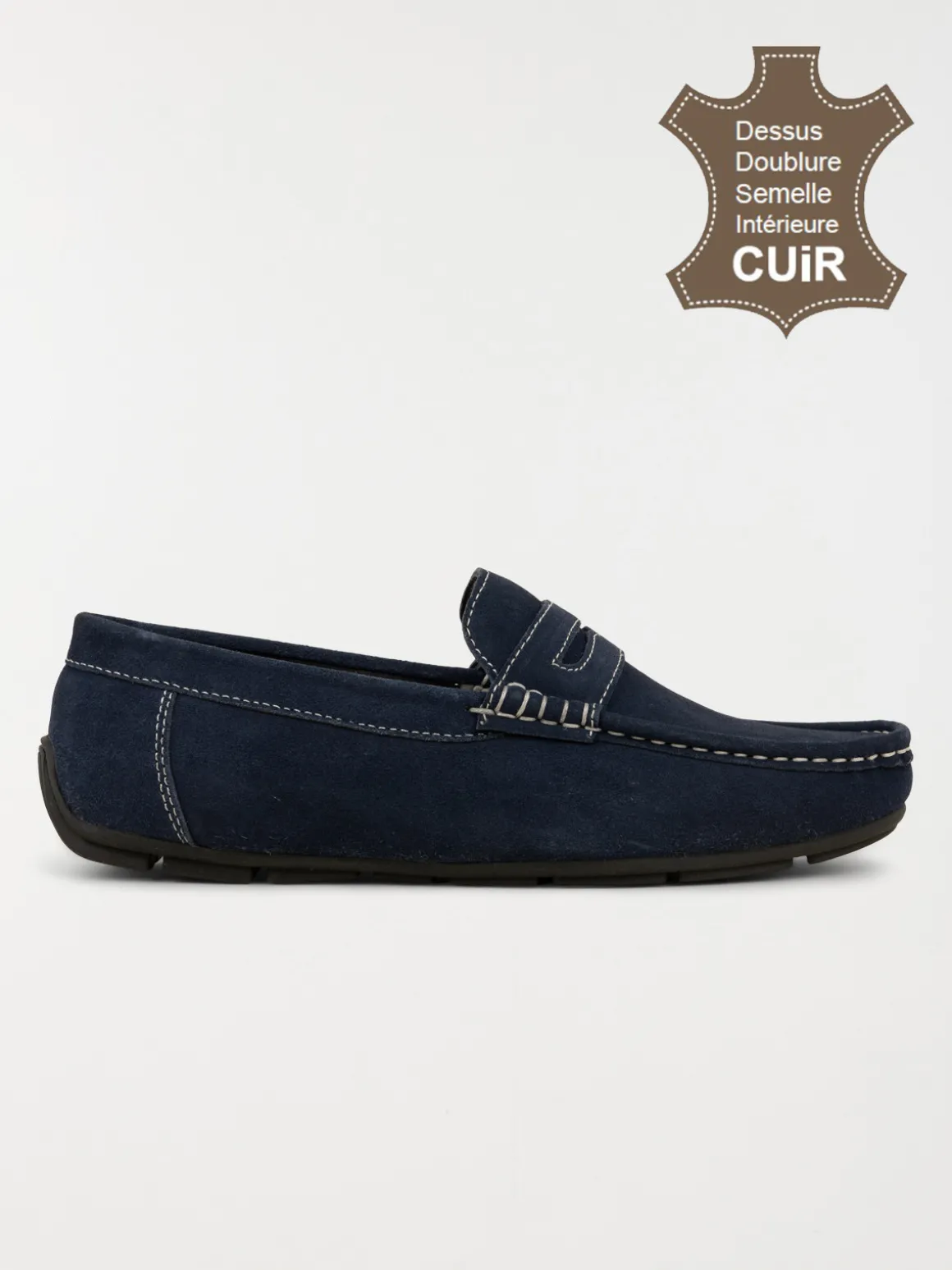 Mocassins homme navy (40-46)