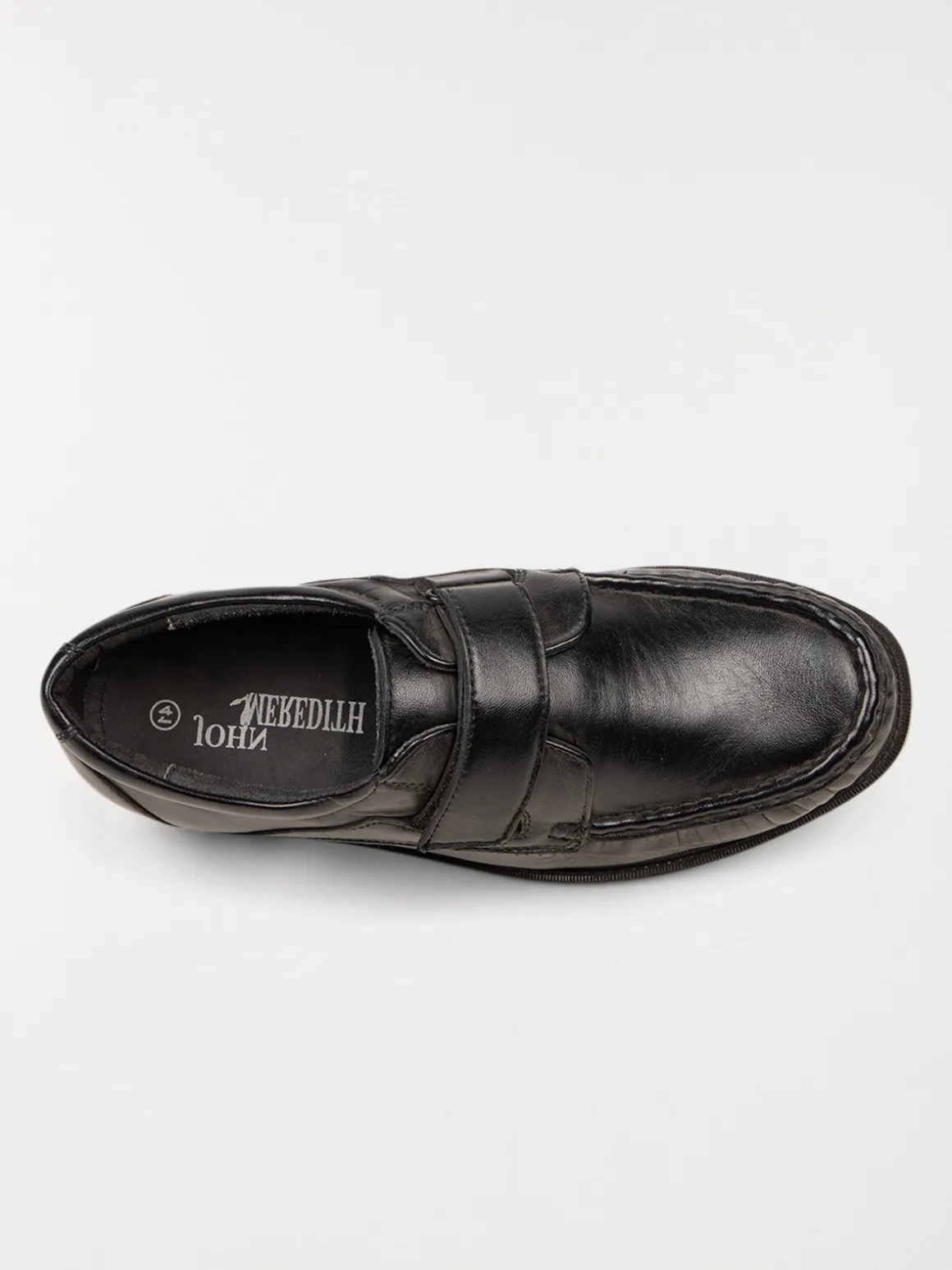 Mocassins noirs à scratchs homme (40-45)