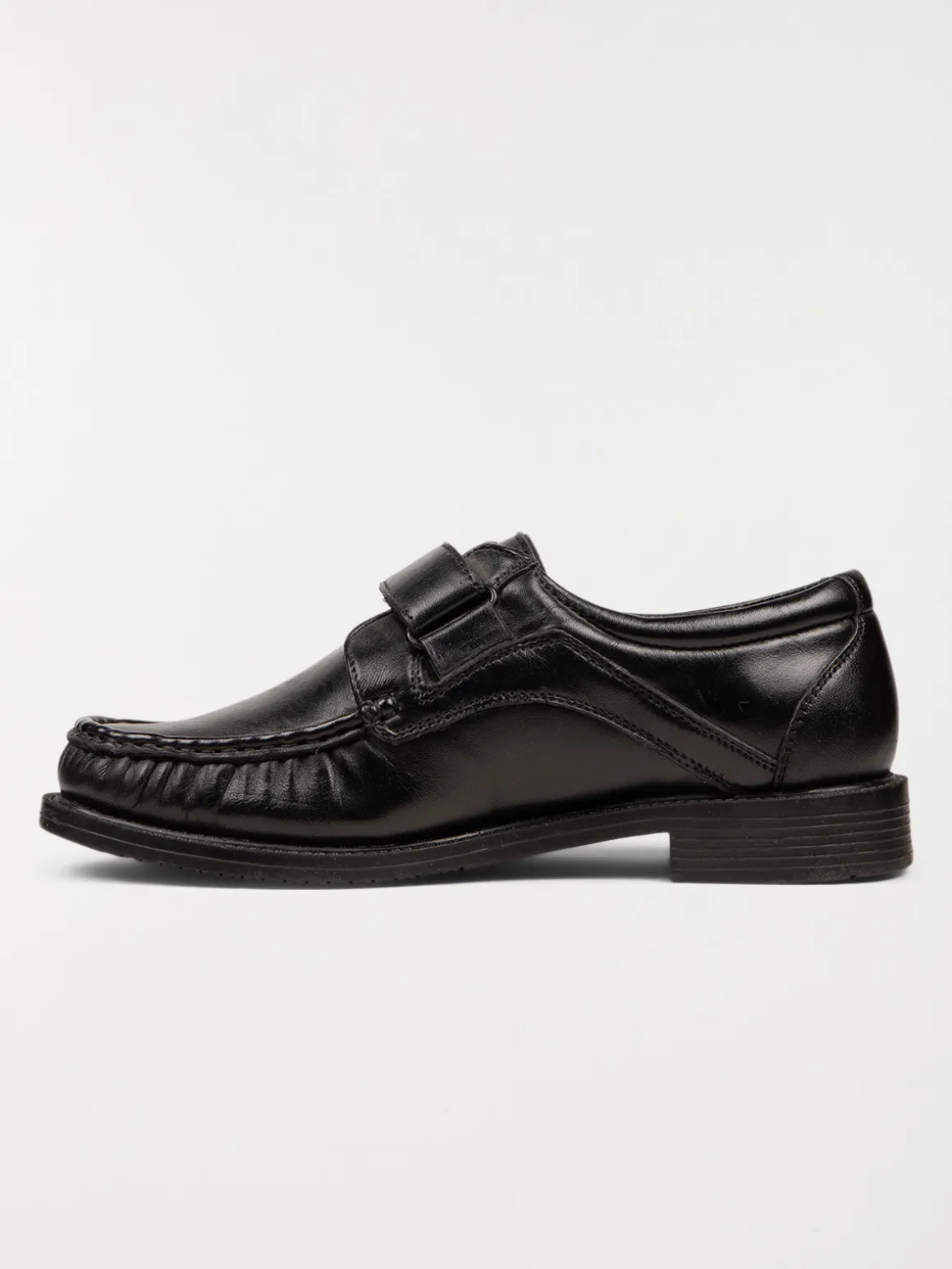 Mocassins noirs à scratchs homme (40-45)