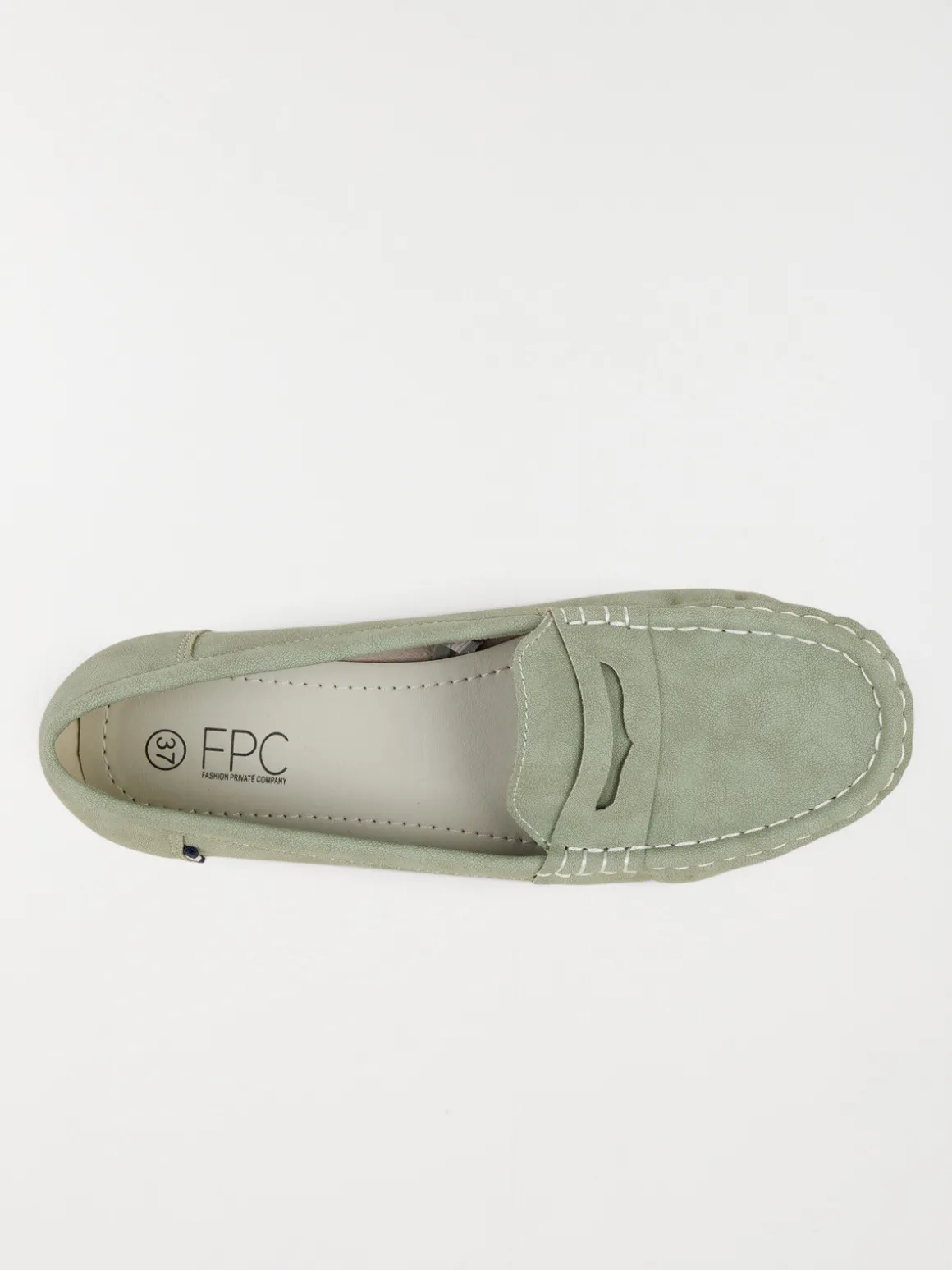 Mocassins verts femme (36-41)