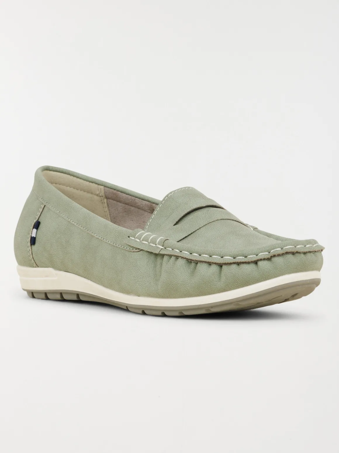 Mocassins verts femme (36-41)