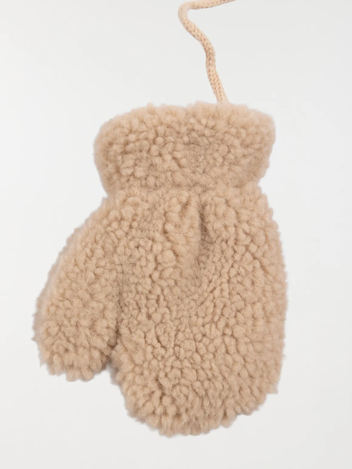 Moufles coloris beige bébé