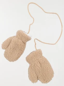 Moufles coloris beige bébé