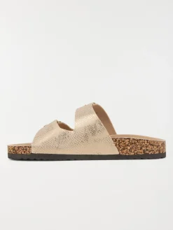 Mule beige femme 2 brides (36-41)